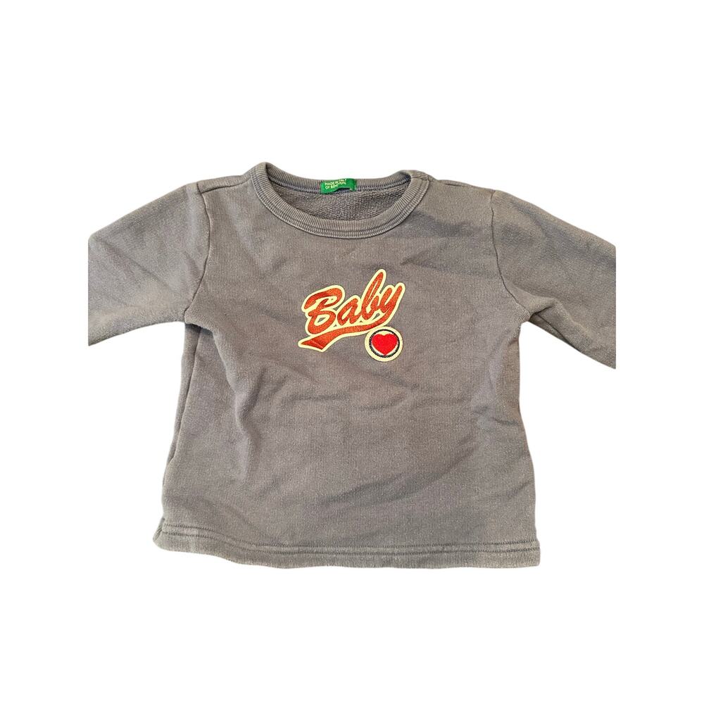 United Colors of Benetton Baby Logo Long Sleeve T-Shirt 24 Months